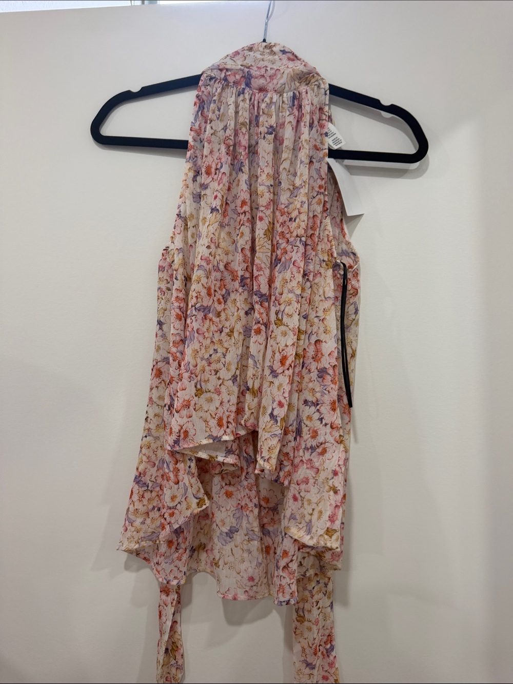 Women's Floral Sleeveless Blouse - Pink Multi